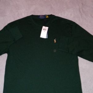 Men long sleeve polo shirts